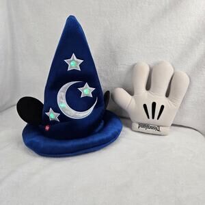 Disney Fantasia Sorcerer Mickey Light-Up Ear Hat + White Glove